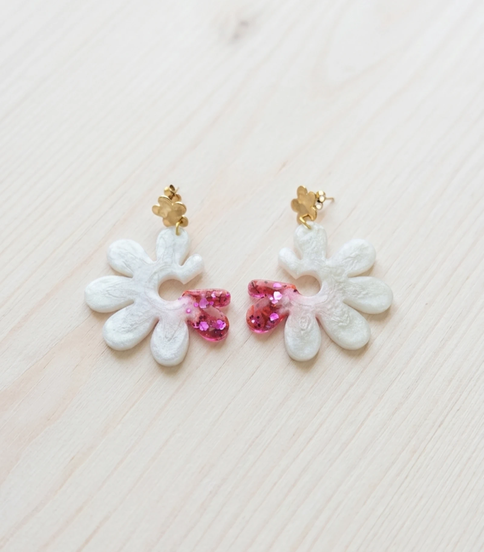 Boucles d'oreilles fleurs 🌸 